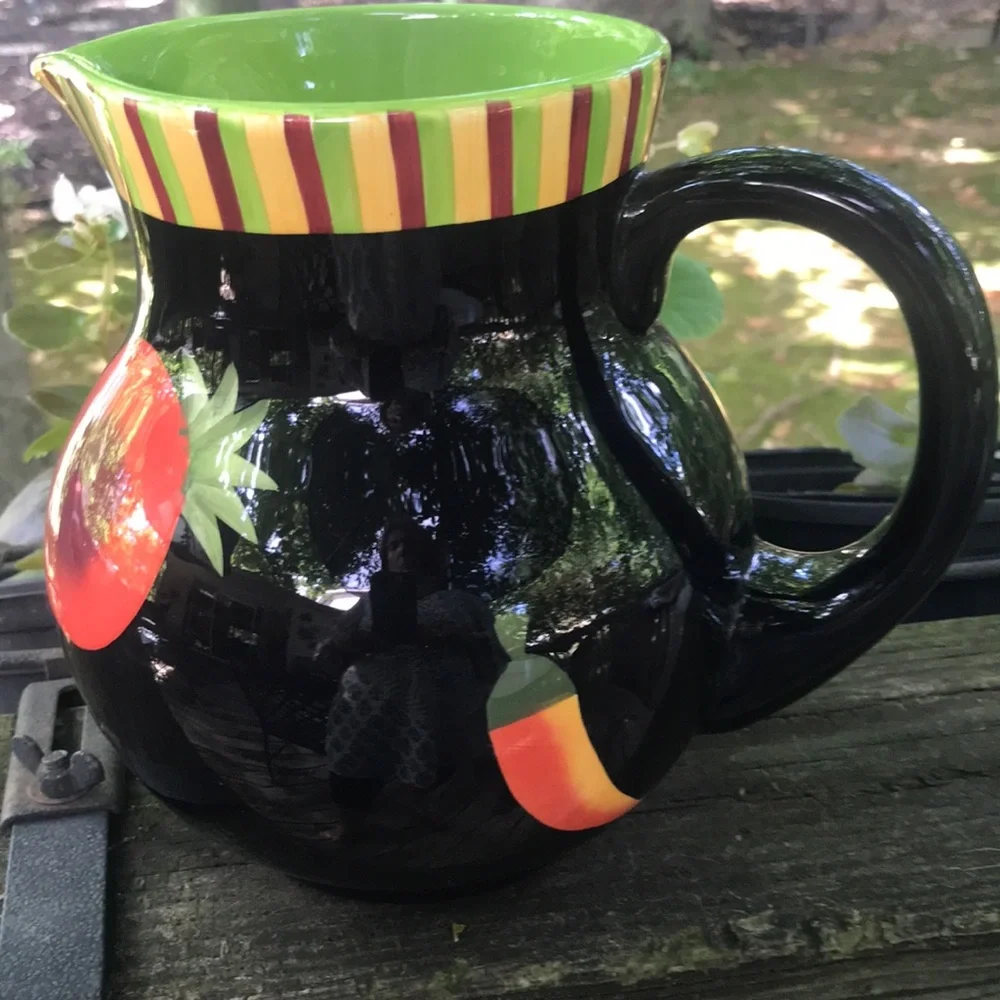 Crate & Barrel Ceramic Pitcher